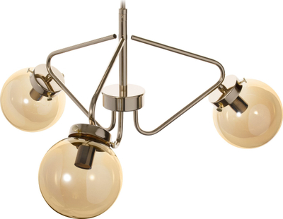 Lampë varëse Orno BULAT 3P, 3xE14 40W, e artë