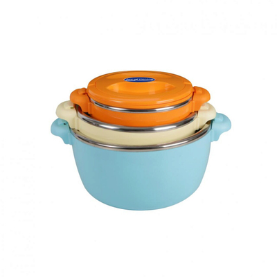 Set kusi termike Heinner Belly Blue, 2L 4L 6L, inoks polipropilen, shumëngjyrësh