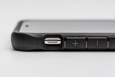 Kapak telefoni MyScreen REVO për iPhone 13 Pro Max, prej TPU, ngjyrë grafit e zezë