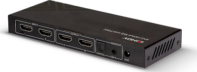 Mатриса HDMI Линди 2x2 18G, 4K 60Hz, HDR, црна