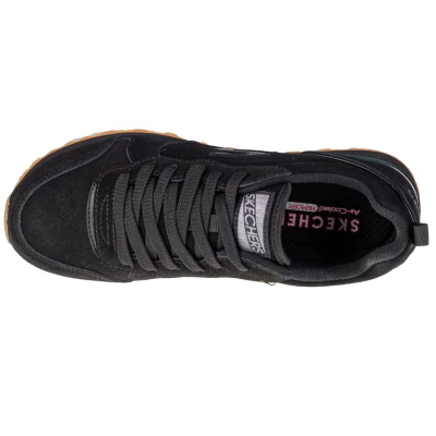 Atlete Skechers OG 85 Suede Eaze, lëkurë zdrukth, për goca, të zeza