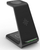Karikues wireless 3 në 1 Tech-Protect A8, karikim i shpejtë, stand për telefon dhe aksesorë, i zi