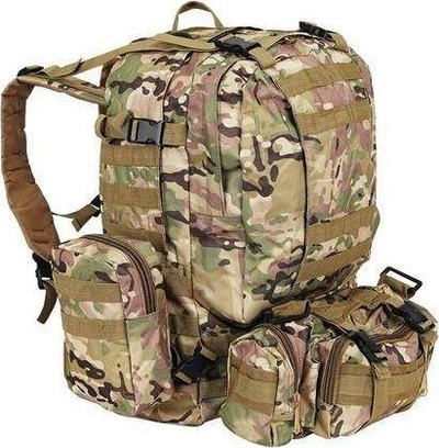 Ранец HQ Милитари Бекпек, 45L, тактички, камуфлажен