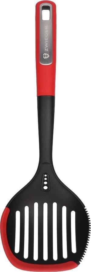 Lugë për supë Zwieger Obsidian, silikon, e zezë