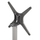 Bazë tavoline HM Folding Aluminum hm459.03, 69x69x73-92 cm, kryq 48x48 cm, krom