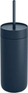 Gotë termike Fellow Carter Cold Travel 16oz, çelik inox, me pipëz dhe kapak kundër rrjedhjes, blu Stone