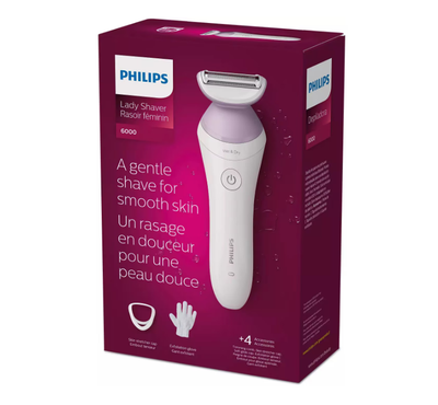 Aparat rroje Philips BRL136/00, pa kabllo, 120 min përdorim, i bardhë