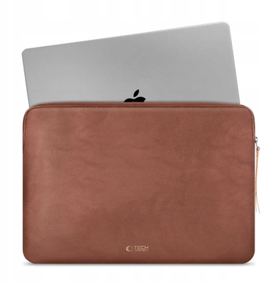 Çantë laptopi Tech-Protect Fleece, 15-16\", kafe