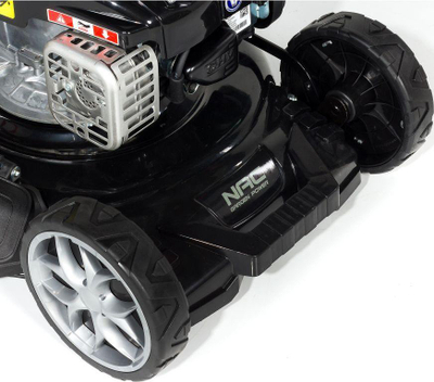 Makinë prerëse për bari NAC LS46‑500E‑HSS‑JR, 140 cm, 46 cm gjerësi prerjeje, e zezë