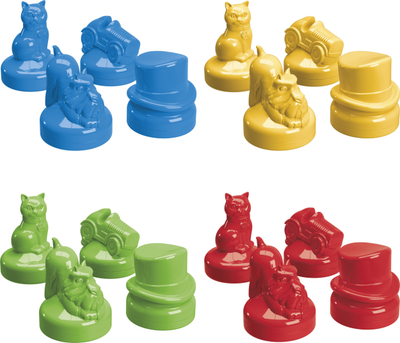 Lojë tavoline Hasbro Monopoly Knockout, familjare, 2‑8 lojtarë