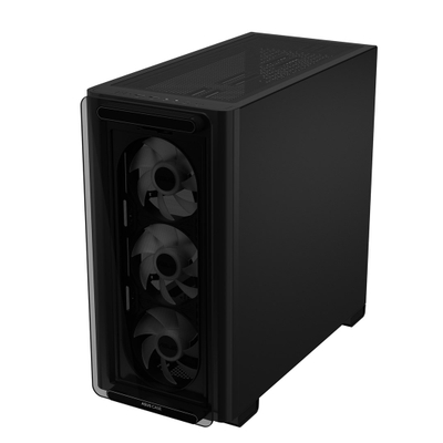 Kutia PC ASUS A23 PLUS Mid Tower, ARGB, xham i temperuar, e zezë