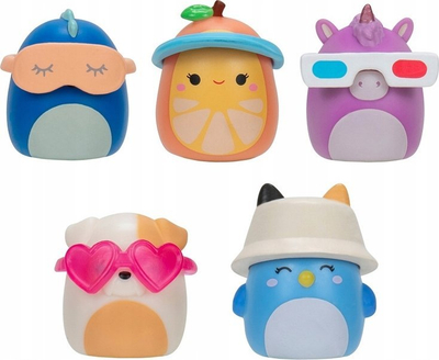 Set lodrash Squish-a-longs 25 Pack Series 1, 25 Mini-Squish 1", me aksesorë, shumëngjyrëshe