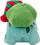 Peluç Pokemon Jazwares Bulbasaur për Krishtlindje, edicion festiv, jeshil me kapelë të kuqe