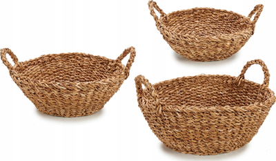 Set me 3 shporta organizimi, 38 x 15.5 x 38 cm, shumëngjyrëshe