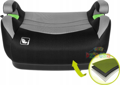 Sedilje auto Lionelo Luuk Fix I Size, R129 i Size, ISOFIX, gri Stone