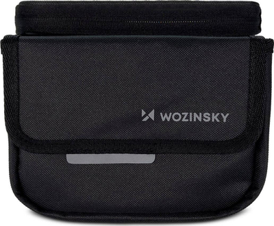 Çantë kornize biçiklete Wozinsky WBB26BK, 1.5L, me xhep telefoni, e zezë