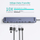 HUB Choetech, HUB-M20, USB-C, 3x USB-A 3.0, HDMI 4K, VGA, PD 100W, RJ45, приклучок, читач на картички