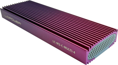 Kuti e jashtme SSD LC-Power LC-M2-C-MULTI-4, M.2 NVMe SATA, USB 3.2 Gen 2, vjollcë
