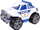 Makine lodër policie Technok 3558, off-road, plastike, shume ngjyrash