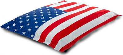 Mbulese pufi Beanbag USA, 1.8 x 1.4m, pa mbushje, shumëngjyrëshe