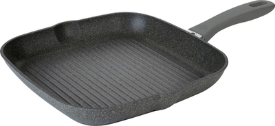 Tigan grill Ballarini Murano, 28 cm, veshje 5 shtresore jo ngjitëse, gri