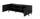 Komodë TV Bed Meble Abeto, 150x42x52cm, e zezë