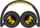 Kufje wireless për kalamoj OTL Technologies DC0984 Batman Gotham City, Bluetooth, me kufizim volumi, gri me të verdhë