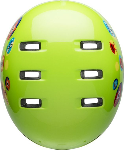 Kaskë biçiklete për kalamajt Bell Lil Ripper, In-Mold, XS 45-52 cm, e kuqe me shkëlqim