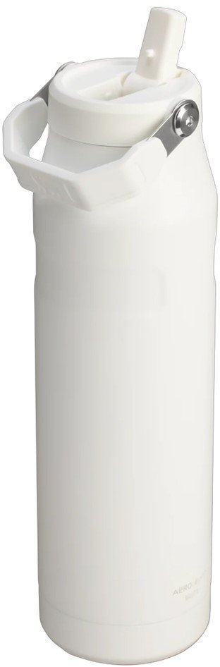 Shishe termike Stanley IceFlow Bottle Flip Straw, 1.06L, e bardhë
