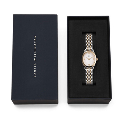 Orë dore për femra Daniel Wellington Ophelia Mini Two Tone Gold, e argjendtë/artë