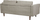 Divan klasik me 3 vende, me peliçe, 177cm, ngjyrë taupe