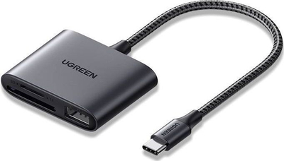 Lexues kartelash Ugreen USB C, SD TF, USB 2.0, gri