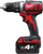 Машина за дупчење и завртување Milwaukee M18 BDD-402C, 18V, 2x батерија 4Ah, црвено-црна