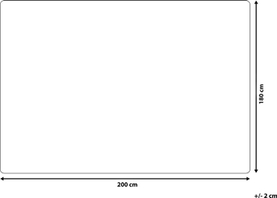 Batanije dekorative GELIK, 180 x 200 cm, gri e hapur