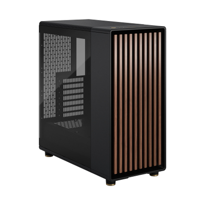 Kasë PC Fractal Design North Charcoal, kafe/zezë