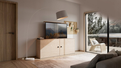 Stendë TV Driak Electric Lift, mobile, deri 80", 60kg, e zezë