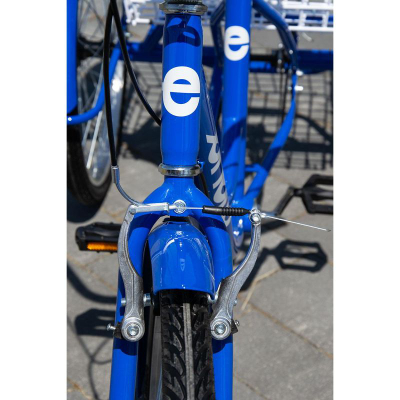 Biçikletë rehabilitimi Enero me 3 rrota 24", 6 marshe, blu