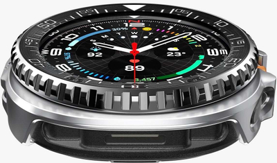 Kорница безел Spigen Bezel Tune Pro Diver за Samsung Galaxy Watch 8 Classic 46mm, нерѓосувачки челик, црна