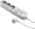 Shirit zgjatues Plastrol, 3 priza, 5 m, gri
