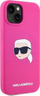 Mbështjellës Karl Lagerfeld për iPhone 15, i shkon MagSafe, fuksia