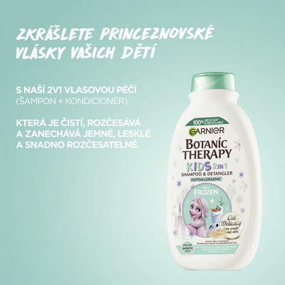 Shampo për flokë Garnier Ice Kingdom Botanic Therapy Oat Delicacy, 400 ml