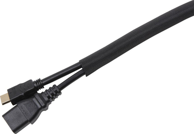 Rregullues kabllosh VivoLink Flexible Cable Sock, diametër 10mm, i zi