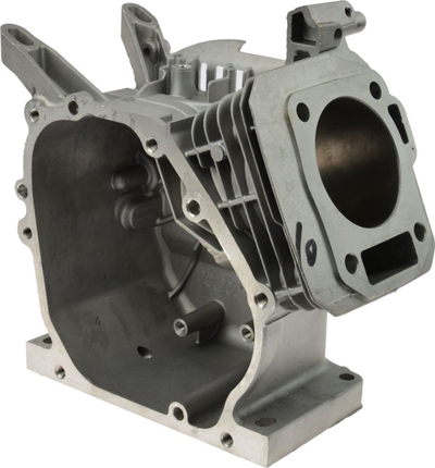 Strehë motori për pompë uji GEKO G81040, alumin, lidhje 3", 4 bulona, gri
