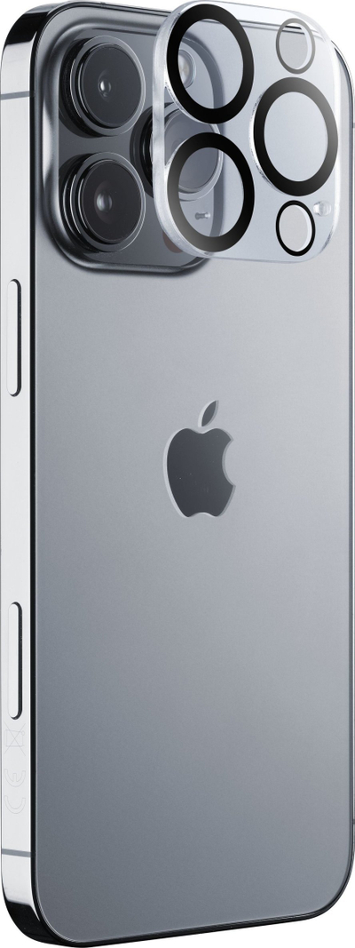 Mbrojtëse xhami për kamera Cellularline, iPhone 16 Pro 16 Pro Max, transparente