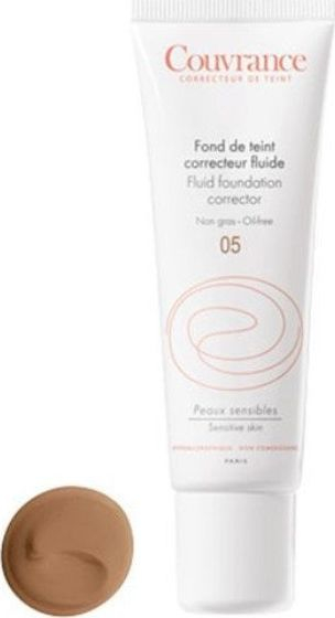 Fondatinë e lëngshme Avene Couvrance Golden, SPF 20, 30 ml