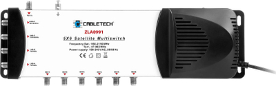 Multiswitch Cabletech 5x6, 4 hyrje/ 6 dalje, SAT 1 TV