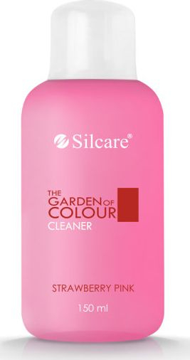 Течност за чистење нокти Silcare The Garden of Colour Cleaner, јагода розева, 150 ml, розова