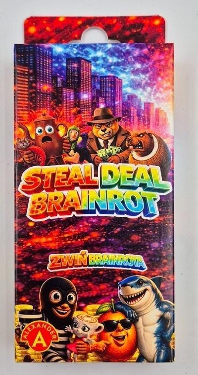 Lojë me letra Alexander Steal Deal Brainrot, për xhep, me shumë ngjyra