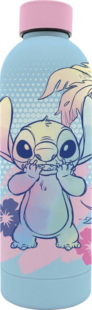 Shishe uji për fëmijë Disney Lilo & Stitch, çelik inox, izolim termik, shumëngjyrëshe