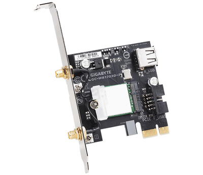 Përshtatës Wi‑Fi Gigabyte WB1733D-I, 1733Mbps, PCI Express, i zi